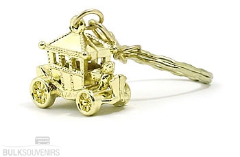 12x Coronation Carriage Keyrings Bulk Souvenirs Offer