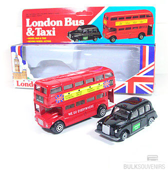 12x Large Bus & Taxi Model Sets