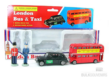 12x London Bus & Taxi Model Sets