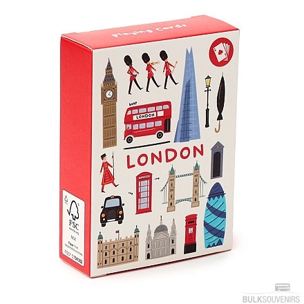 12x Packs of London Souvenir Playing Cards