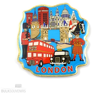 Metal Absolutely Everything London Magnet