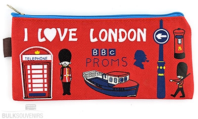 12x Kids London School Pencil Cases