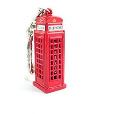 12x Telephone Box Keyrings Bulk Souvenirs Special Offer