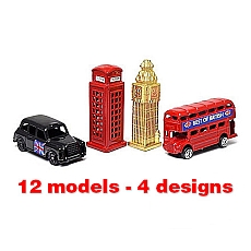12x London Souvenir Diecast Models