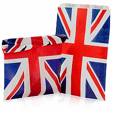 10x Union Jack Paper Gift Bags