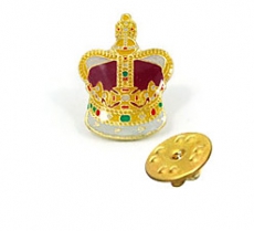 12x Crown Pin Badges Wholesale Souvenirs