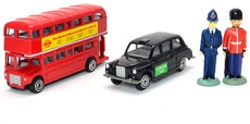 12x London Bus & Taxi Model Sets