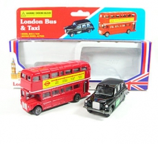 12x London Bus & Taxi Sets