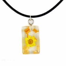 Yellow Daisy Necklace