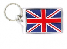 12x Union Jack Keyrings