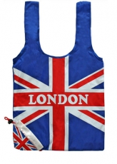 12x London Union Jack Strawberry Shopping Bags