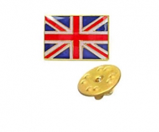 12x Union Jack Pin Badges