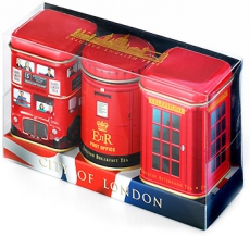 12x City of London Tea Mini Tin Triple Packs