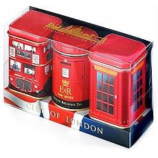 12x City of London Tea Mini Tin Triple Packs