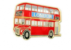 London Red Double Decker Bus Magnet