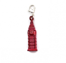 Pink Metal Big Ben Charm Souvenir 