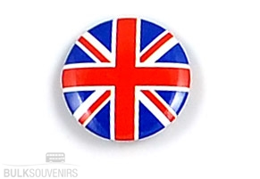 12x Union Jack Badges