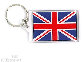 12x Union Jack Keyrings