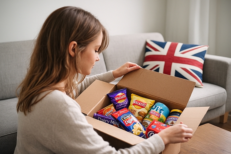 another happy customer pleased with her british grocery delivery