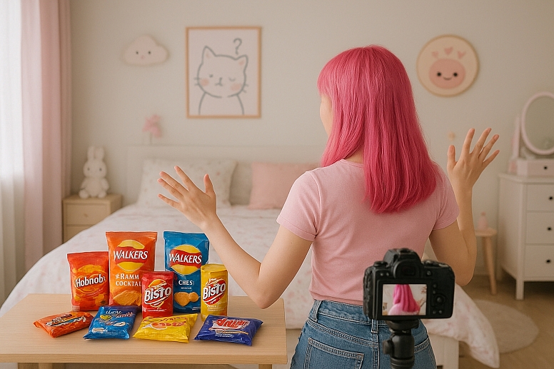 kawaii snack haul vibes